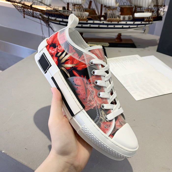 Dior Women Shoes Sneakers Casual Luxury Brand B23 Low-Top Sneaker with Original Box