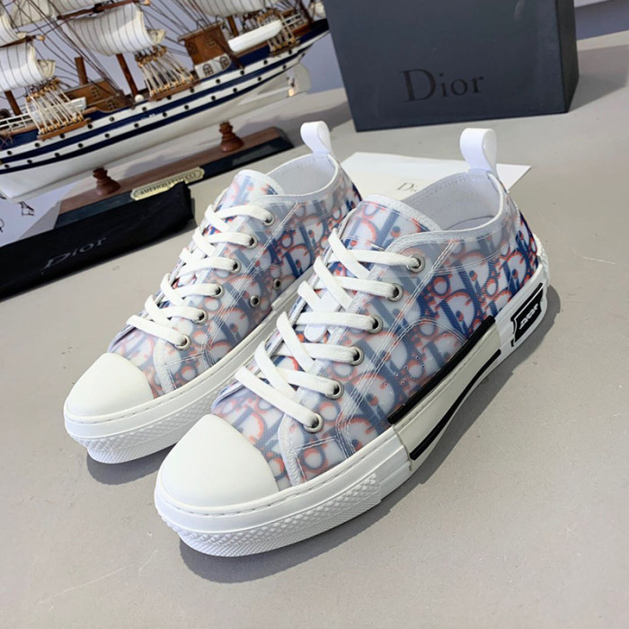Dior Women Shoes Sneakers Casual Luxury Brand B23 Low-Top Sneaker with Original Box