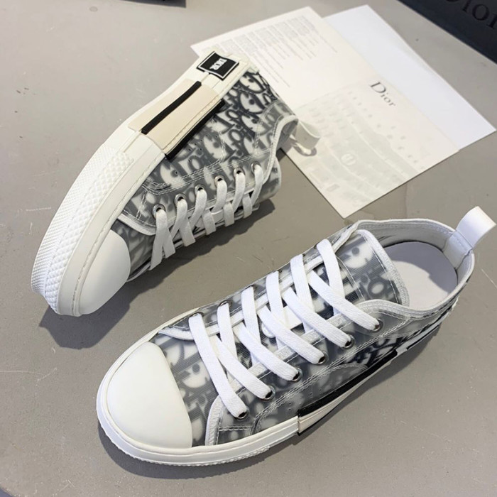 Dior Women Shoes Sneakers Casual Luxury Brand B23 Low-Top Sneaker with Original Box