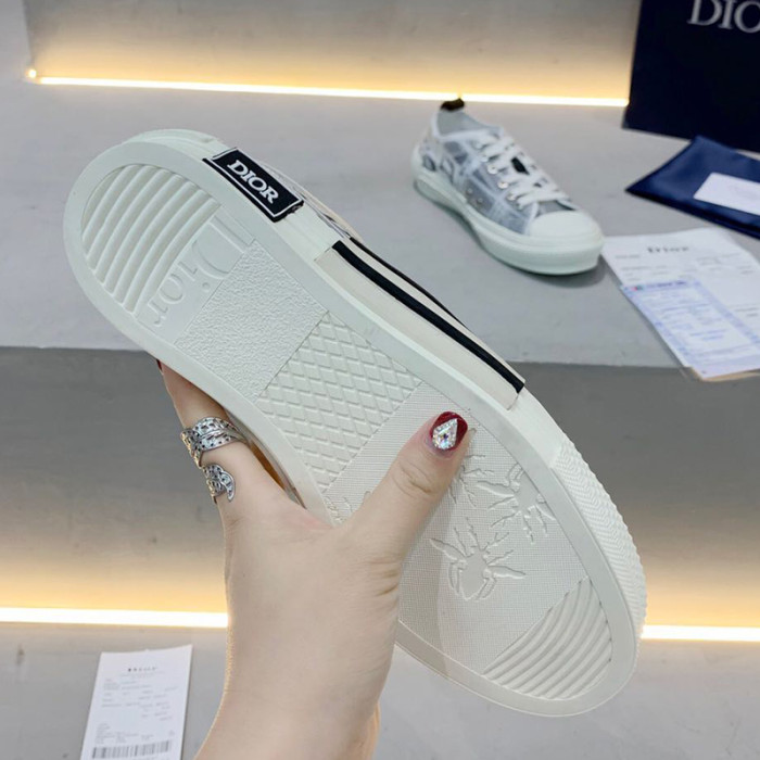 Dior Women Shoes Sneakers Casual Luxury Brand B23 Low-Top Sneaker with Original Box