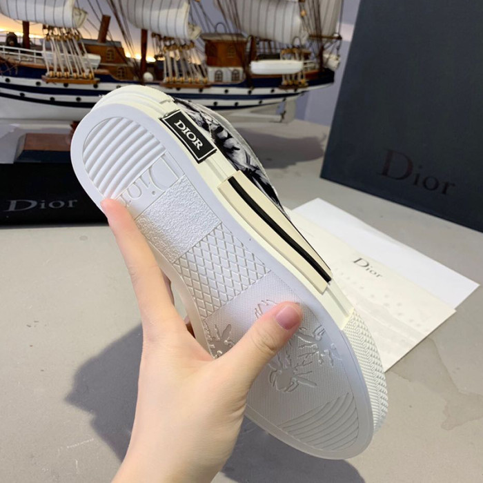 Dior Women Shoes Sneakers Casual Luxury Brand B23 Low-Top Sneaker with Original Box