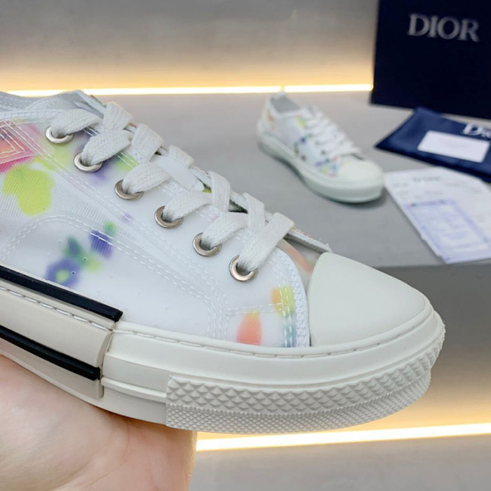 Dior Women Shoes Sneakers Casual Luxury Brand B23 Low-Top Sneaker with Original Box