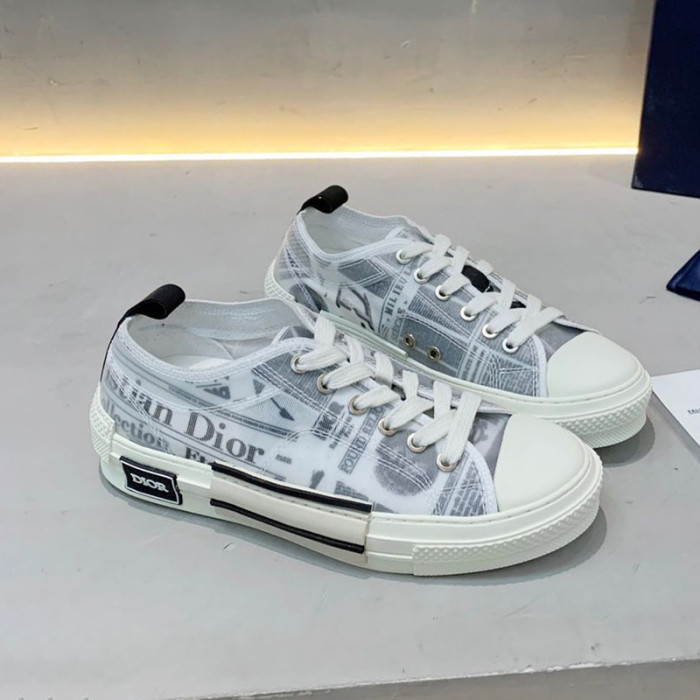 Dior Women Shoes Sneakers Casual Luxury Brand B23 Low-Top Sneaker with Original Box