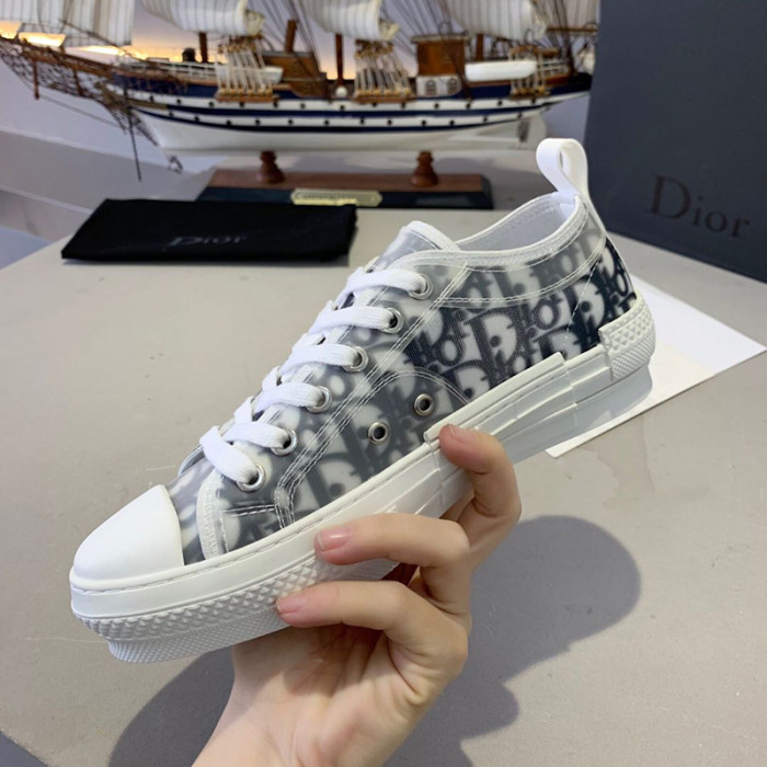 Dior Women Shoes Sneakers Casual Luxury Brand B23 Low-Top Sneaker with Original Box