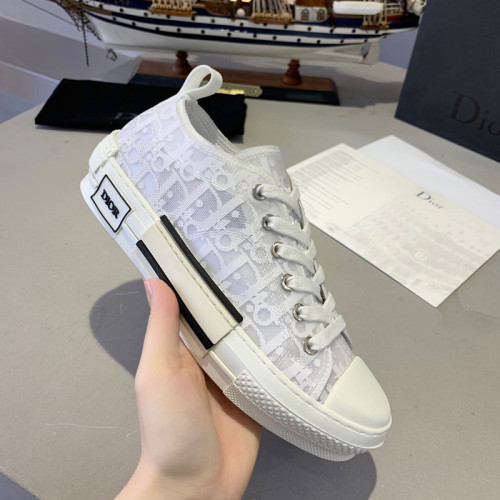 Dior Women Shoes Sneakers Casual Luxury Brand B23 Low-Top Sneaker with Original Box