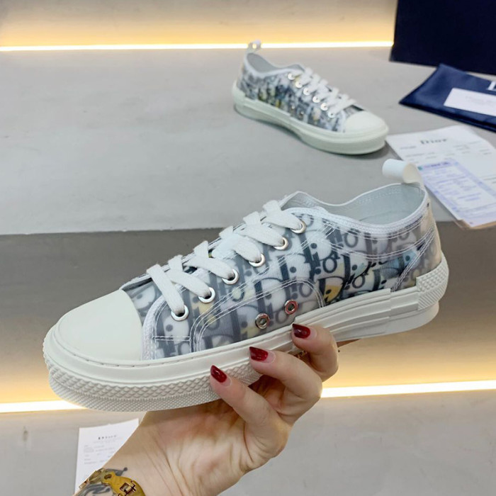 Dior Women Shoes Sneakers Casual Luxury Brand B23 Low-Top Sneaker with Original Box