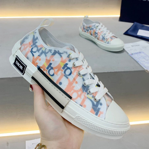 Dior Women Shoes Sneakers Casual Luxury Brand B23 Low-Top Sneaker with Original Box