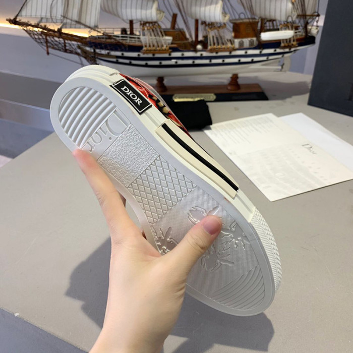 Dior Women Shoes Sneakers Casual Luxury Brand B23 Low-Top Sneaker with Original Box