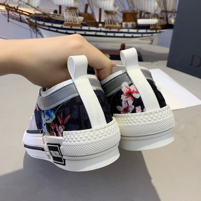 Dior Women Shoes Sneakers Casual Luxury Brand B23 Low-Top Sneaker with Original Box