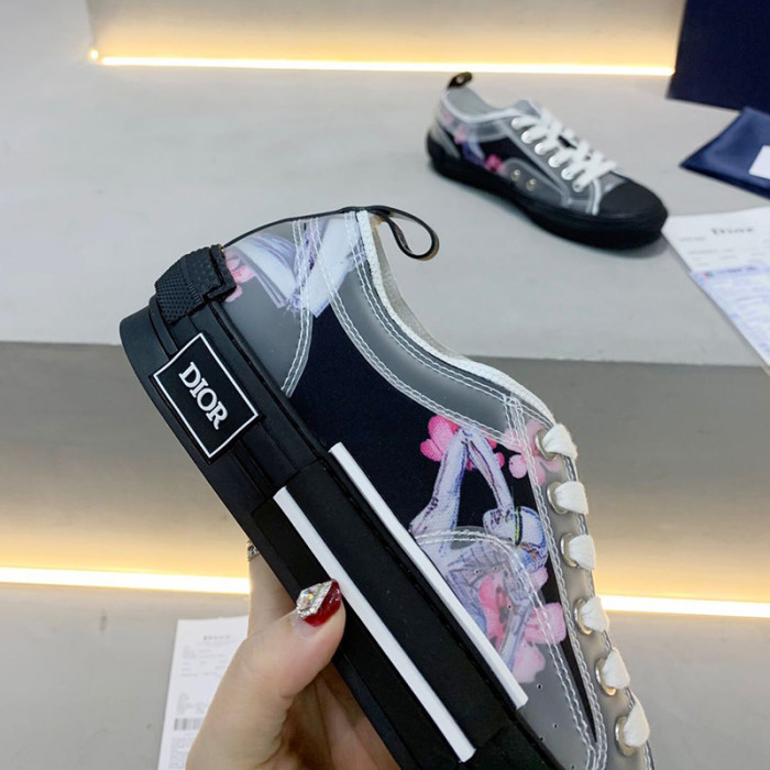 Dior Women Shoes Sneakers Casual Luxury Brand B23 Low-Top Sneaker with Original Box