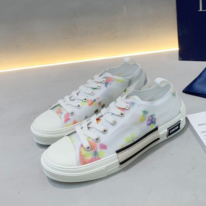 Dior Women Shoes Sneakers Casual Luxury Brand B23 Low-Top Sneaker with Original Box