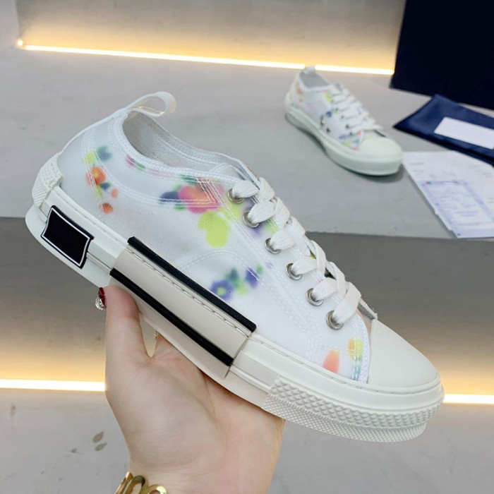 Dior Women Shoes Sneakers Casual Luxury Brand B23 Low-Top Sneaker with Original Box