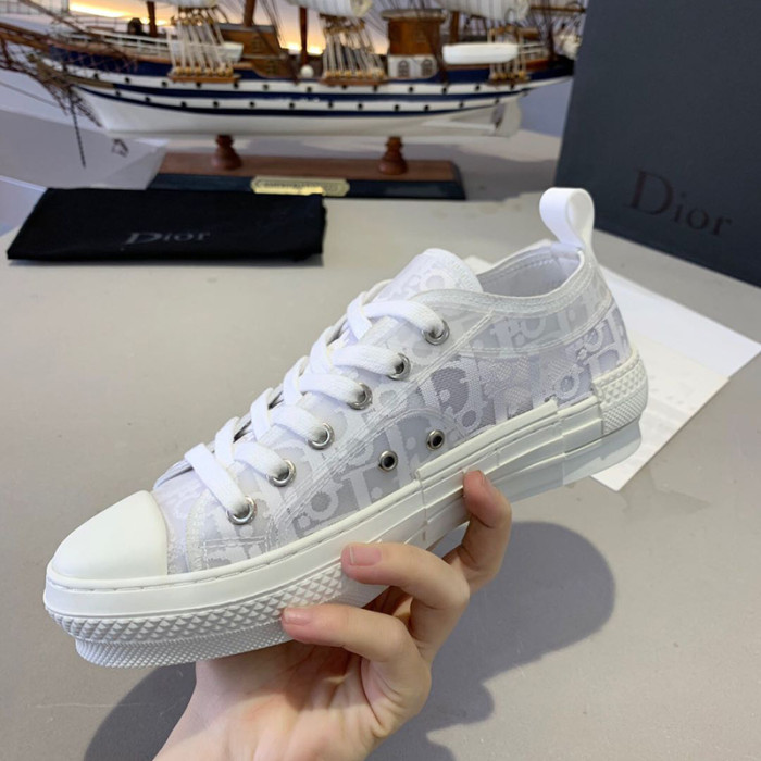 Dior Women Shoes Sneakers Casual Luxury Brand B23 Low-Top Sneaker with Original Box