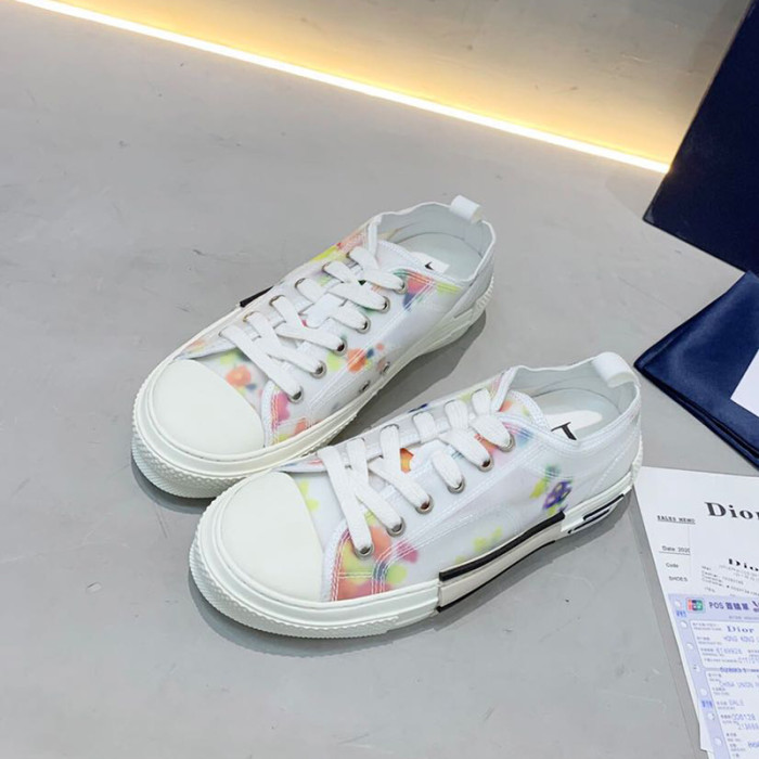 Dior Women Shoes Sneakers Casual Luxury Brand B23 Low-Top Sneaker with Original Box