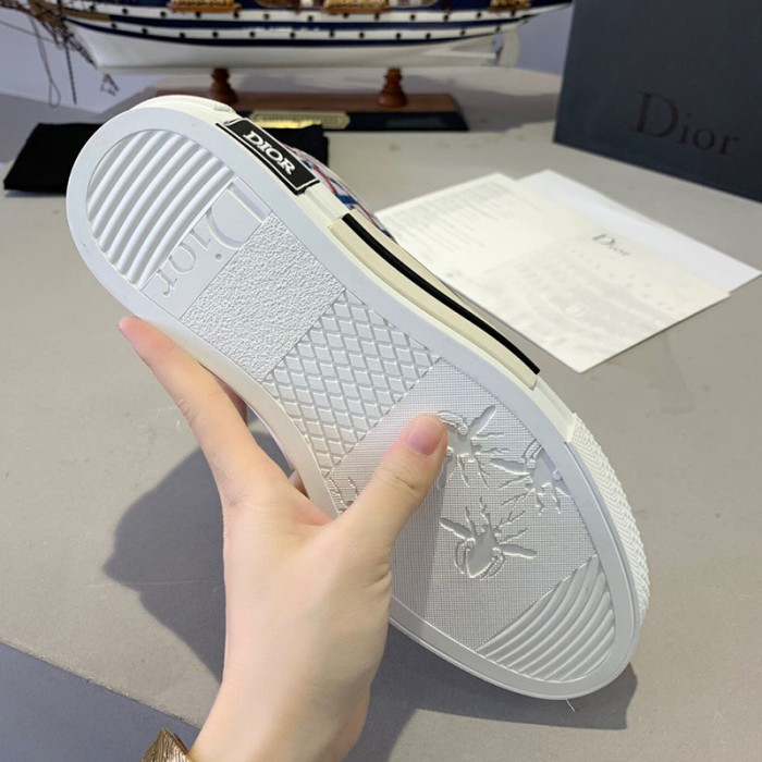 Dior Women Shoes Sneakers Casual Luxury Brand B23 Low-Top Sneaker with Original Box