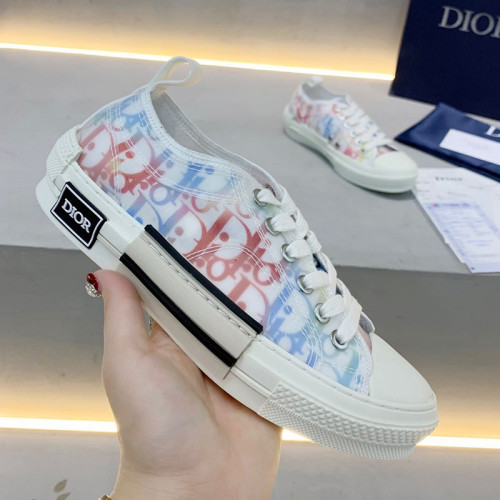 Dior Women Shoes Sneakers Casual Luxury Brand B23 Low-Top Sneaker with Original Box
