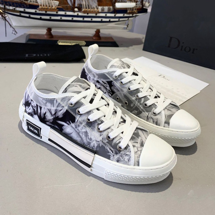 Dior Women Shoes Sneakers Casual Luxury Brand B23 Low-Top Sneaker with Original Box