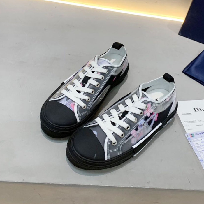 Dior Women Shoes Sneakers Casual Luxury Brand B23 Low-Top Sneaker with Original Box