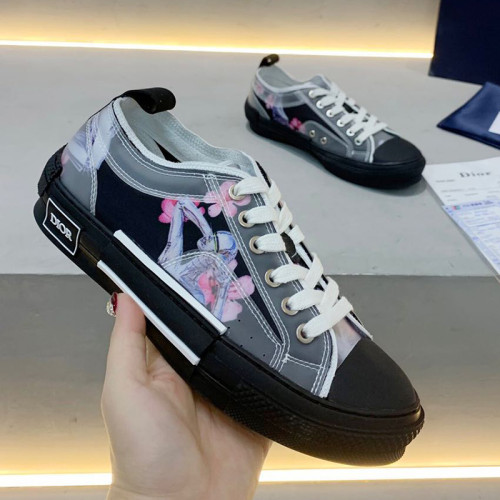 Dior Women Shoes Sneakers Casual Luxury Brand B23 Low-Top Sneaker with Original Box