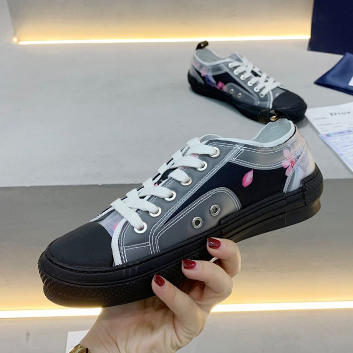 Dior Women Shoes Sneakers Casual Luxury Brand B23 Low-Top Sneaker with Original Box