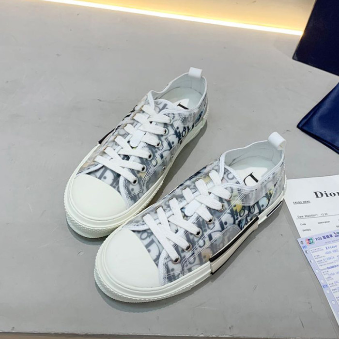 Dior Women Shoes Sneakers Casual Luxury Brand B23 Low-Top Sneaker with Original Box