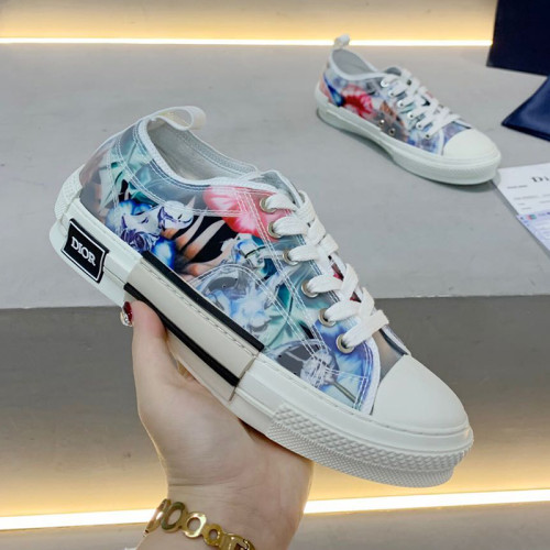 Dior Women Shoes Sneakers Casual Luxury Brand B23 Low-Top Sneaker with Original Box