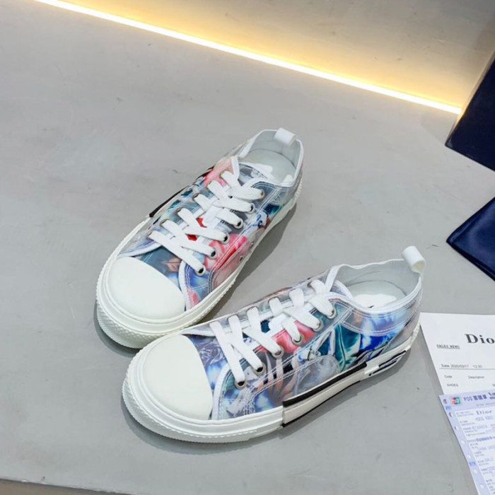 Dior Women Shoes Sneakers Casual Luxury Brand B23 Low-Top Sneaker with Original Box