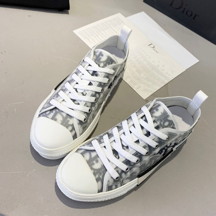 Dior Women Shoes Sneakers Casual Luxury Brand B23 Low-Top Sneaker with Original Box