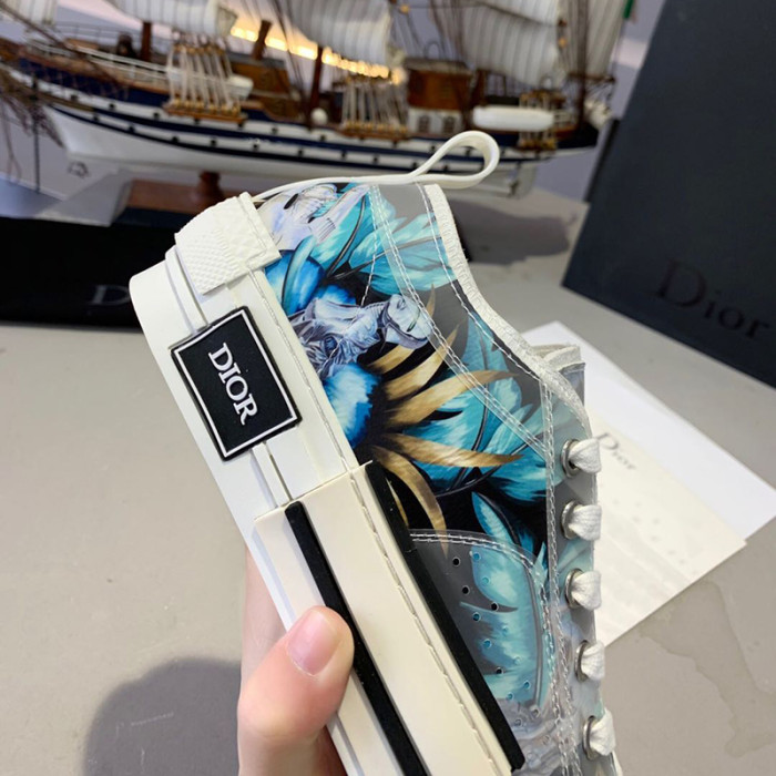 Dior Women Shoes Sneakers Casual Luxury Brand B23 Low-Top Sneaker with Original Box