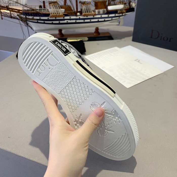 Dior Women Shoes Sneakers Casual Luxury Brand B23 Low-Top Sneaker with Original Box