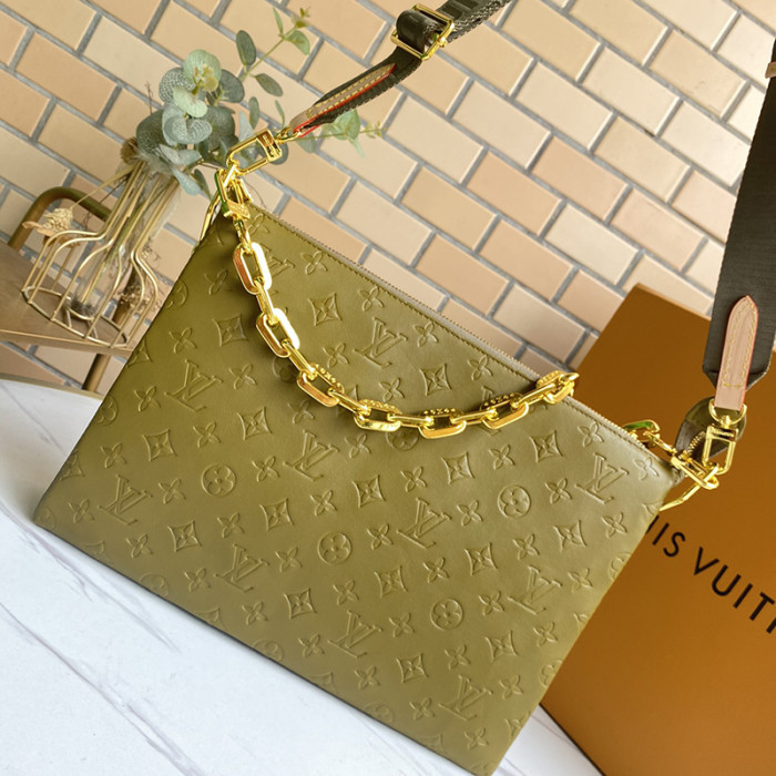 Louis Vuitton Womens Bags Messenger Shoulder Bags Luxury Brand COUSSIN MM with Original Box M57782