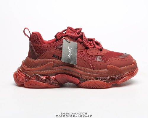 Balenciaga Womens Shoes Sneakers Luxury Brand Triple S Sneaker with Original Box 4007C38