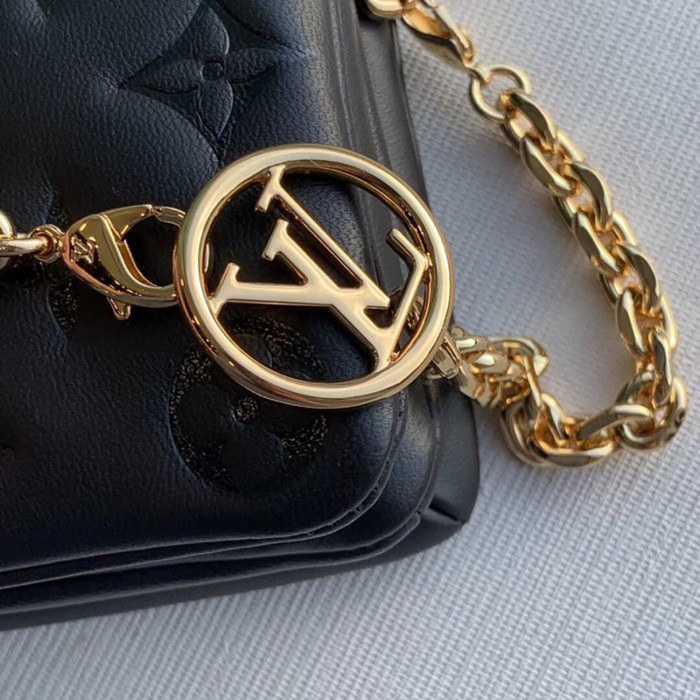Louis Vuitton Womens Bags Messenger Shoulder Bags Luxury Brand POCHETTE COUSSIN with Original Box M80742