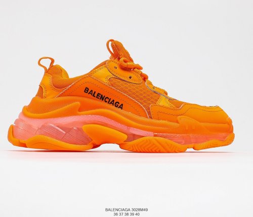 Balenciaga Womens Shoes Sneakers Luxury Brand Triple S Sneaker with Original Box 3028M49