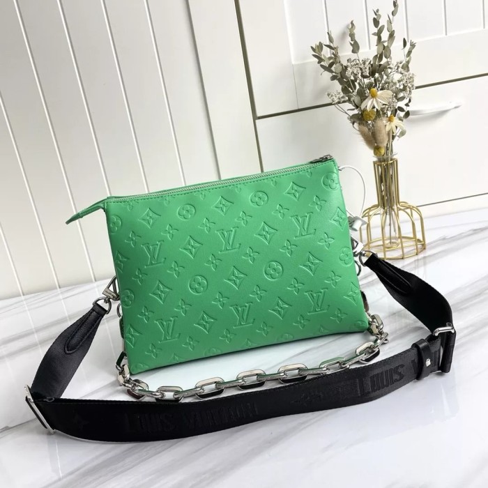Louis Vuitton Womens Bags Shoulder Messenger Bags Luxury Brand COUSSIN PM with Original Box M57936