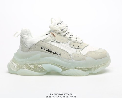 Balenciaga Womens Shoes Sneakers Luxury Brand Triple S Sneaker with Original Box 4007C38