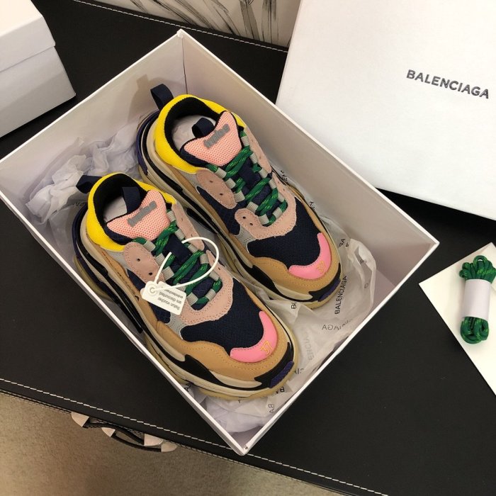 Balenciaga Womens Shoes Sneakers Luxury Brand Triple S Sneaker with Original Box