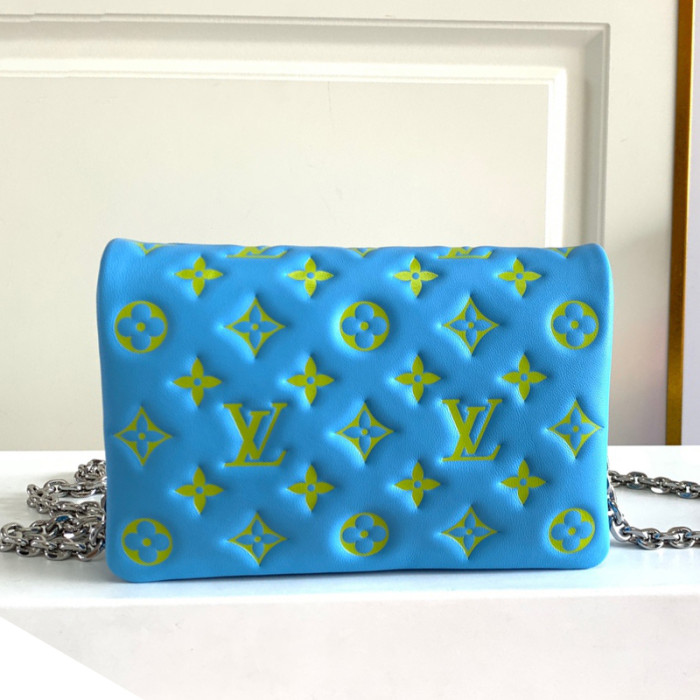 Louis Vuitton Womens Bags Messenger Shoulder Bags Luxury Brand POCHETTE COUSSIN with Original Box M80744