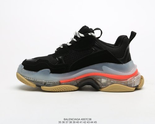 Balenciaga Womens Shoes Sneakers Luxury Brand Triple S Sneaker with Original Box 4007C38
