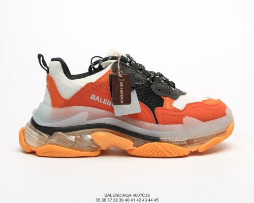 Balenciaga Womens Shoes Sneakers Luxury Brand Triple S Sneaker with Original Box 4007C38