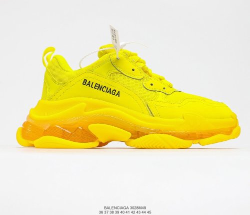 Balenciaga Womens Shoes Sneakers Luxury Brand Triple S Sneaker with Original Box 3028M49