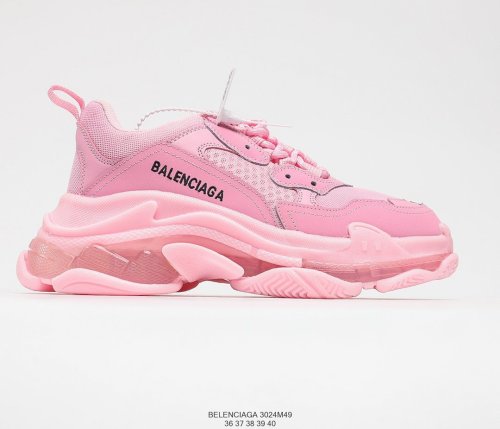 Balenciaga Womens Shoes Sneakers Luxury Brand Triple S Sneaker with Original Box 3024M49