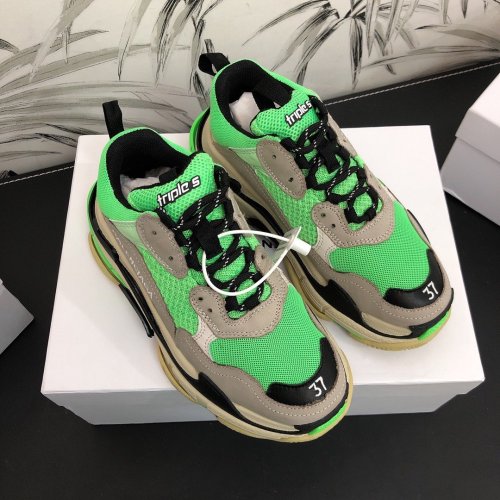 Balenciaga Womens Shoes Sneakers Luxury Brand Triple S Sneaker with Original Box
