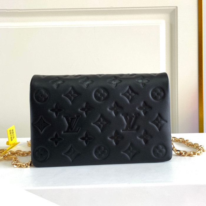 Louis Vuitton Womens Bags Messenger Shoulder Bags Luxury Brand POCHETTE COUSSIN with Original Box M80742