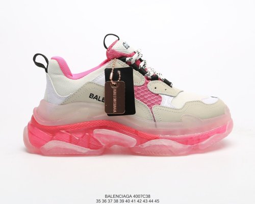 Balenciaga Womens Shoes Sneakers Luxury Brand Triple S Sneaker with Original Box 4007C38
