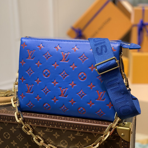 Louis Vuitton Womens Bags Messenger Shoulder Bags Luxury Brand COUSSIN PM with Original Box M58626