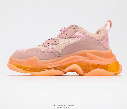 Balenciaga Womens Shoes Sneakers Luxury Brand Triple S Sneaker with Original Box 3028M49
