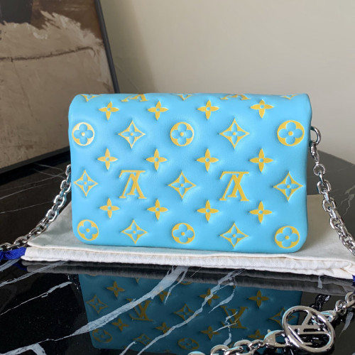Louis Vuitton Womens Bags Messenger Shoulder Bags Luxury Brand POCHETTE COUSSIN with Original Box M80744