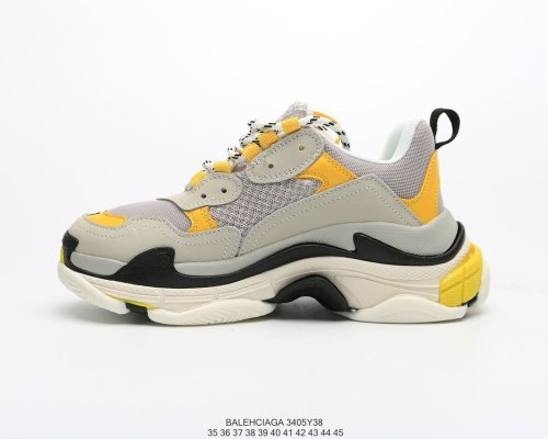 Balenciaga Womens Shoes Sneakers Luxury Brand Triple S Sneaker with Original Box 3405Y38