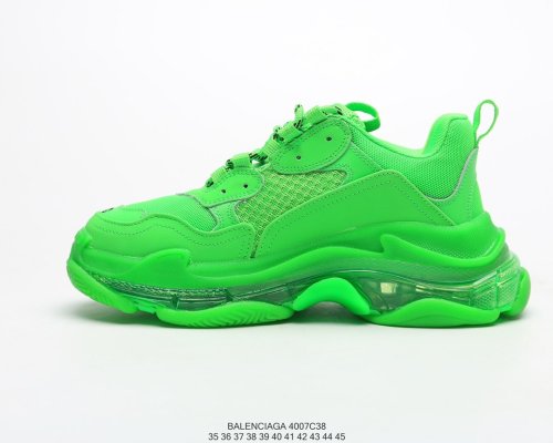 Balenciaga Womens Shoes Sneakers Luxury Brand Triple S Sneaker with Original Box 4007C38